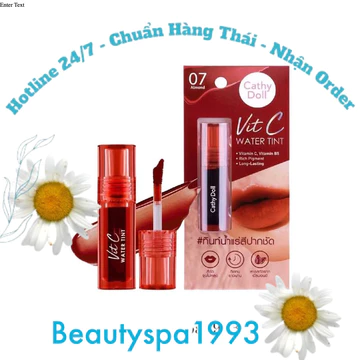 2.7g Cathy Doll Vit C Water Tint/ Son tint / Son nước siêu lì Cathy doll Water Tint Thái lan
