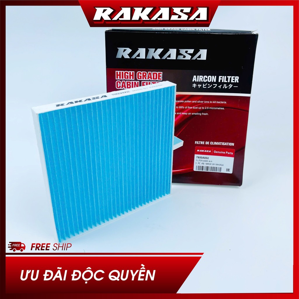 RAKASA LỌC GIÓ ĐIỀU HÒA MITSUBISHI ATTRAGE, XPANDER ( 7850A0002 )