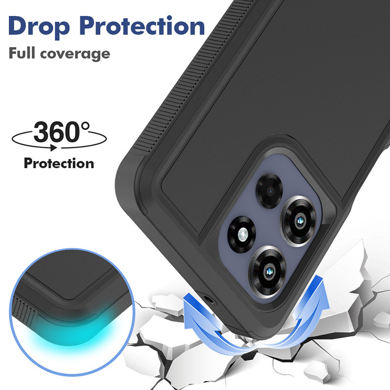 Dành cho Motorola Moto G Power (2025) Ốp điện thoại chống sốc hạng nặng hai lớp
