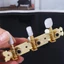 FUJIOU 2 Cái / bộ Chốt điều chỉnh đàn Guitar cổ điển, Kim loại bán kín|Phím điều chỉnh đầu, Bộ điều chỉnh phím 3L 3R Bền|Đầu Đàn Guitar Dây Chỉnh Chốt Nhạc Cụ Dây