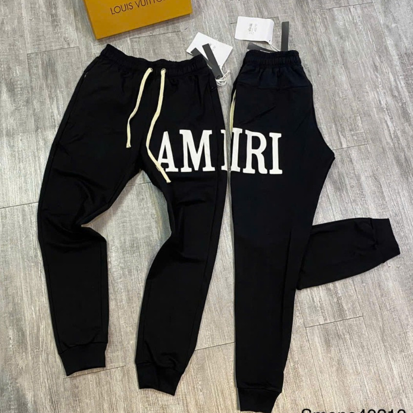 Quần Jogger Amiri KCloset Quần Thể Thao Chất Nỉ Dày Dặn Dáng Rộng Nam Nữ NA503