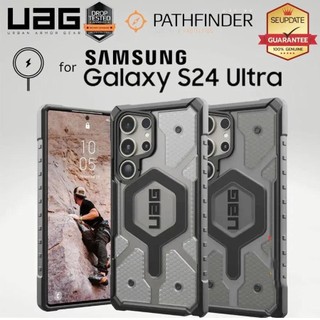 UAG Pathfinder Clear Pro Vỏ từ tính cho Samsung Galaxy S24 Ultra S23 và Vỏ từ tính chống sốc chính hãng bền bỉ.
