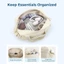 Túi Duffel du lịch nữ JKDESIGN, Túi tập thể dục phong cách đám mây dung tích lớn chống thấm nước, Tách khô và ướt bền bỉ Túi hành lý thể thao ngắn gọn nhẹ dành cho nữ