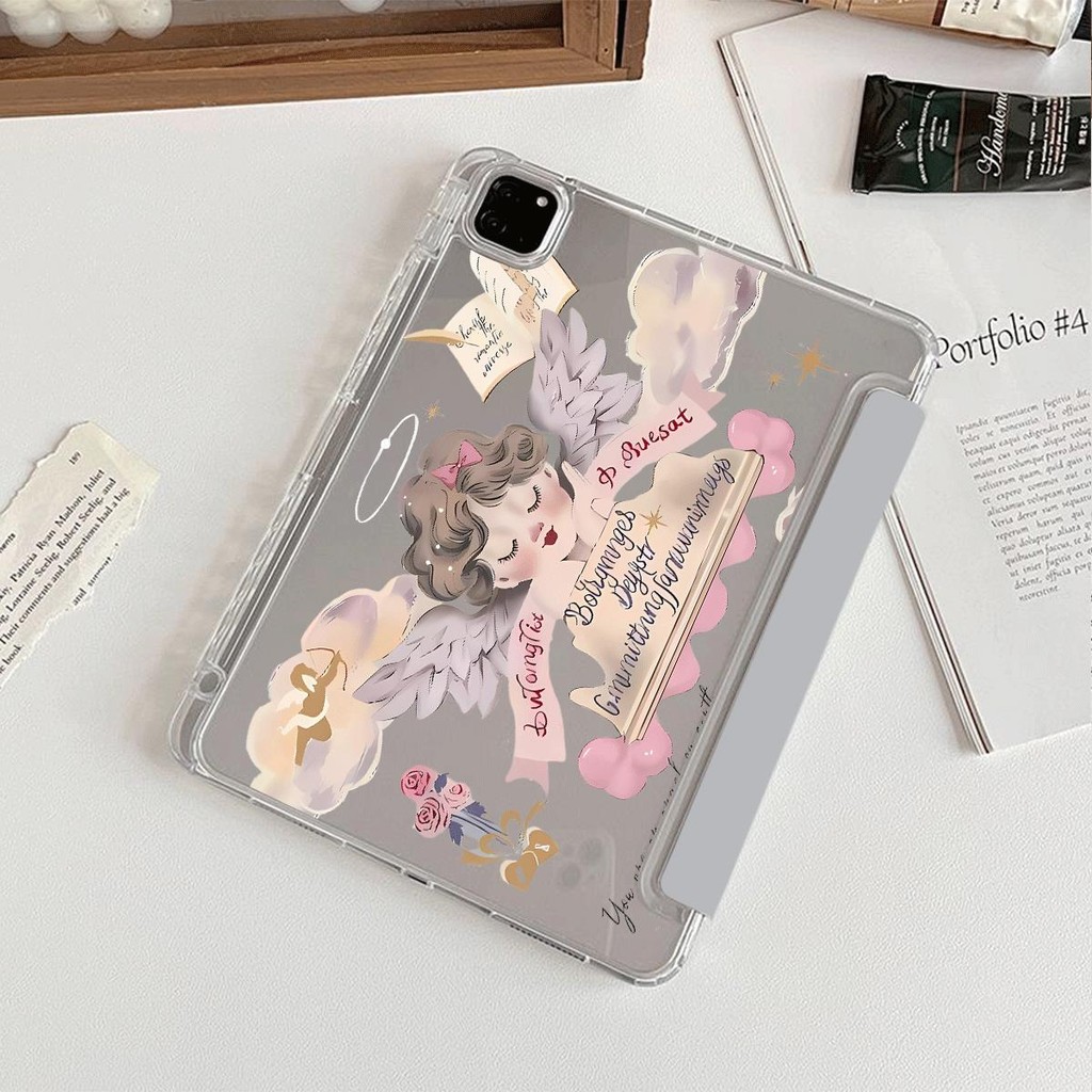 Ốp bảo vệ cho ipad 2024 air6 gen5 6 gen thế hệ thứ 10 pro12.9inch air4 5 gen7 8 9 2018 / 2017pro 2024 pro11 / 13 2025 gen11 A16 mini4 5 6 air7 air1 2 3 Vỏ máy tính bảng ba lần