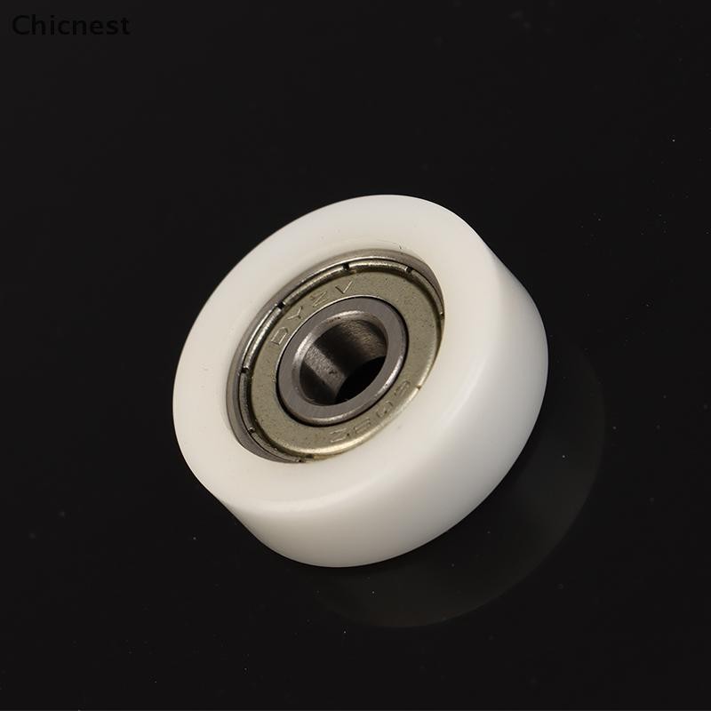[Chc] 1 Cái 608 ZZ 8 * 30 * 10mm POM Nylon Vòng Loại Con Lăn POM Bọc 608ZZ Vòng Bi Ròng Rọc Bánh Xe Nhựa Ròng Rọc [VN]