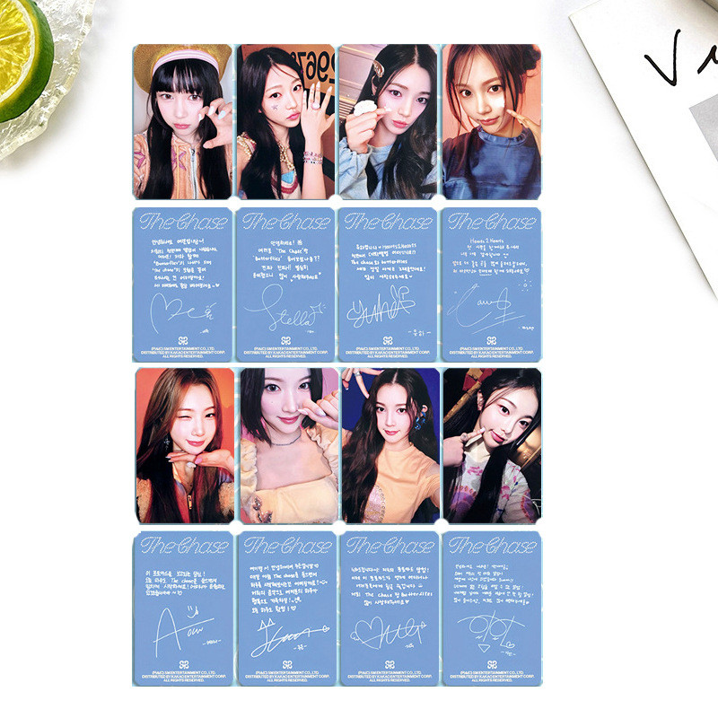 4-8 chiếc H2H Hearts2Hearts The Chase Lomo Cards Makestar SM Town LD Soundwave POB Photocard JIWOO CARMEN YUHA STELLA JUUN A-NA IAN YE-ON Bưu thiếp ảnh chống nước YM