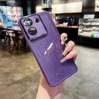 Vỏ Lấp Lánh Cho Xiaomi POCO M7 Pro POCO M7Pro 4G 5G 2025 Ốp Lưng Chuyển Màu TPU Mềm Silicone Linh Hoạt Bling Ốp Lưng Chống Sốc Ốp lưng