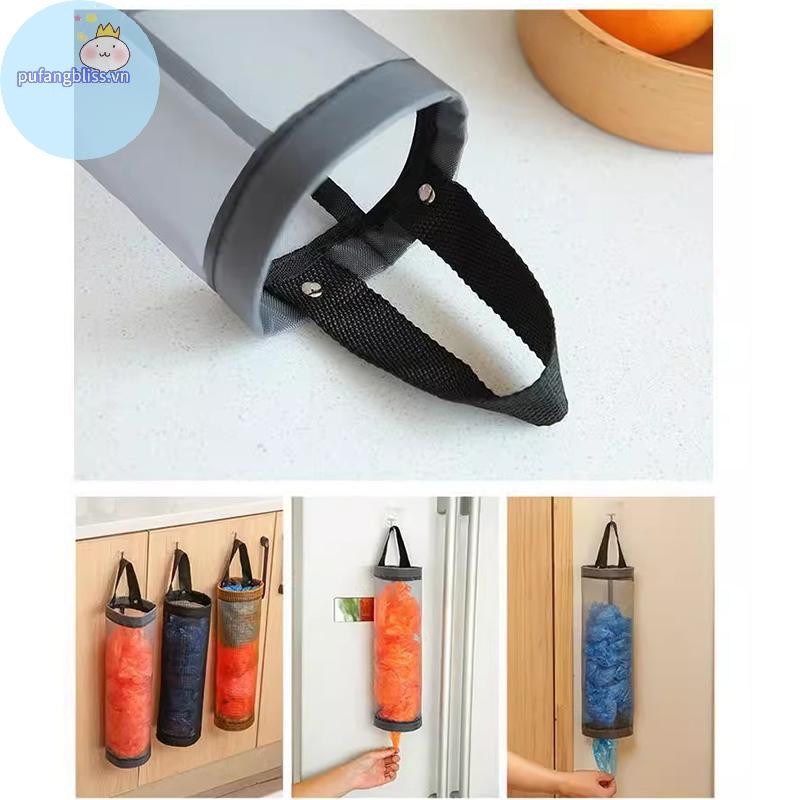 Pufangbliss Túi Đựng Rác Túi Đựng Đồ Nhà Bếp Đựng Rác Treo Tường Hàng Tạp Hóa Giá Đỡ Nhà Tổ Chức Bảo Quản Phụ Kiện VN