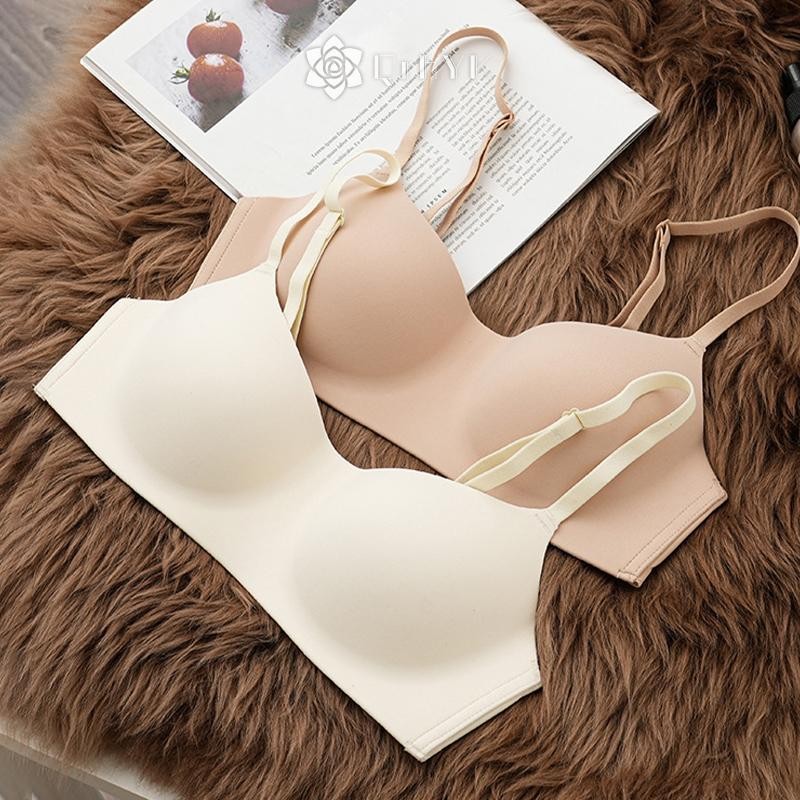 Qrhyk Liền Mạch Áo Ngực Nữ Nhỏ Tập Hợp Push Up Bralette Đồ Lót Mới