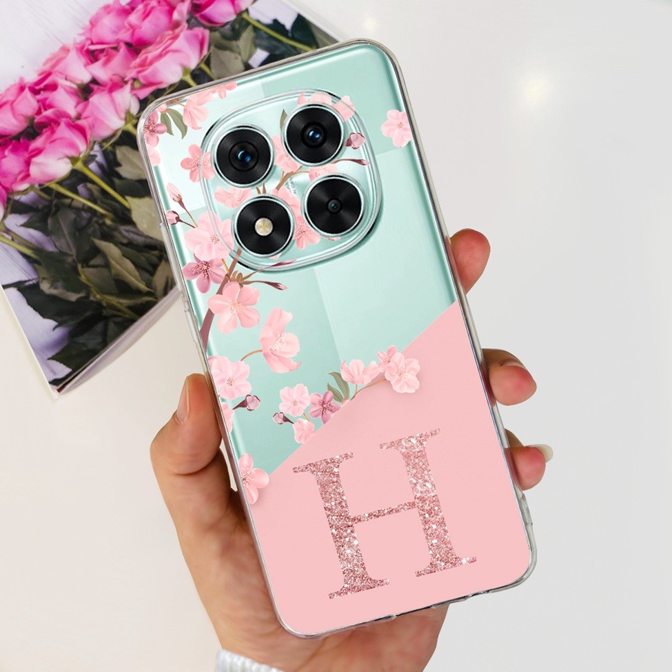 Dành Cho Redmi Note 14 Pro 5G Ốp Lưng A-Z Chữ Hoa Mềm TPU Trong Suốt Cho Redmi Note 14 Pro 5G Ốp Điện Thoại Trong Suốt