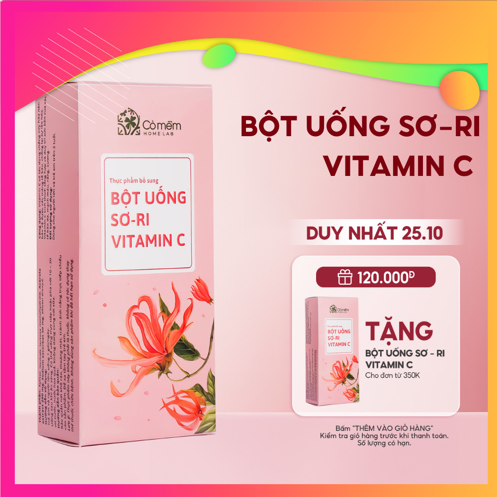 Bột Uống Sơ-ri Vitamin C Hỗ Trợ Bồi Bổ Sức Khoẻ 20g (Auth) | Shopee ...