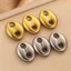 Flgo 10 Chiếc Thép Không Gỉ Hình Bầu Dục Hạt Kết Nối Cho Vòng Cổ Vòng Tay Đính Hạt Tiếp Liệu