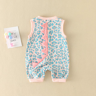 Áo liền quần Cotton cho bé sơ sinh - Onesie mềm một mảnh khủng long đáng yêu dành cho trẻ sơ sinh, Trang phục bộ đồ liền thân ấm cúng hoàn hảo (0-24 tháng)