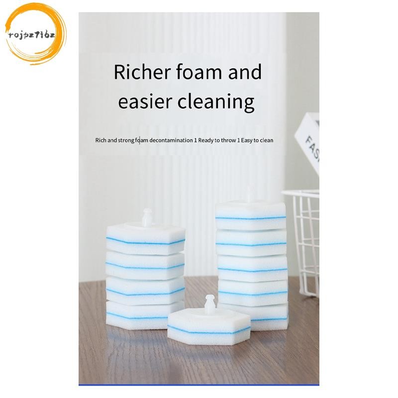 80 Chiếc Bàn Chải Vệ Sinh Dùng Một Lần Sợi Hai Lớp Bàn Chải Vệ Sinh Đổ Lại Cây Đũa Phép Làm Sạch Nạp Cho Clorox Bền