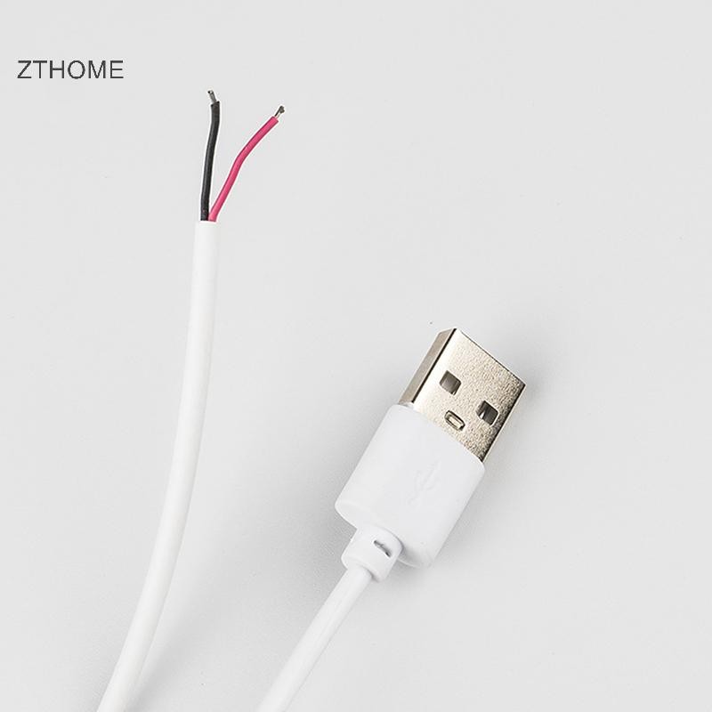 Dây cấp nguồn công tắc ZTHOME 5V 1M / 1.5M USB Nam sang 2 lõi Cáp kết nối 501 Nút BẬT TẮT 2A cho dải đèn LED Bóng đèn HOT