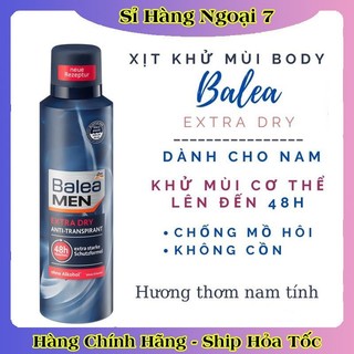 Xịt khử mùi Balea Men 48h 200ml của Đức - Dành cho nam