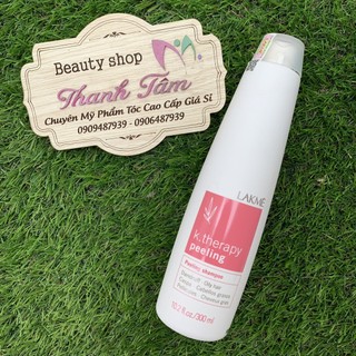 Dầu gội giảm gàu dành cho tóc dầu và khô Lakme K.Therapy Peeling Shampoo 300ml [ TN ]