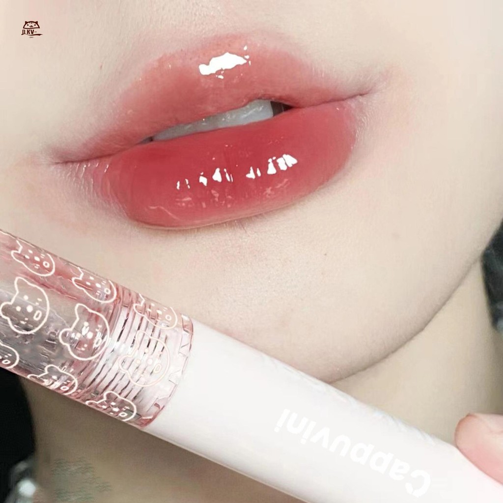 Gương Son Môi Dạng Lỏng Trang Điểm Dưỡng Ẩm Tự Nhiên Lâu Dài Hiệu Ứng Gương Son Bóng