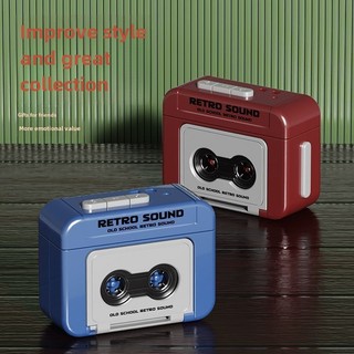 Media player Radio cassette Player Máy ghi âm retro mini có thể ghi âm vui nhộn hộp đồ trang trí móc khóa 5OXX
