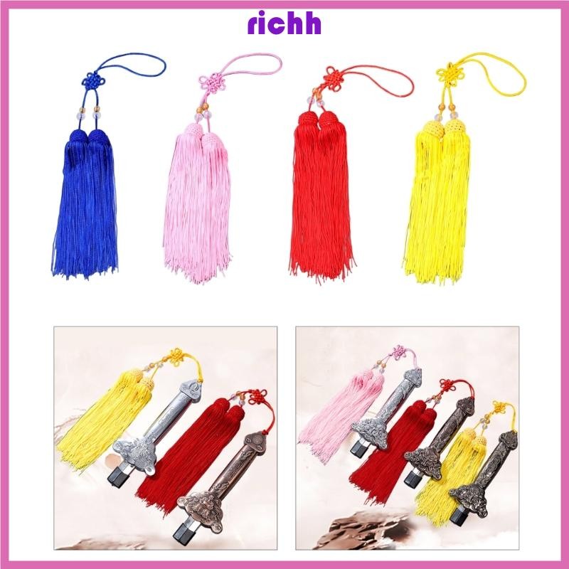 ⚝⚝Richh Nhiều Màu Sắc Băng Lụa Tua Rua Cho Taiji Thanh Kiếm Phụ Kiện Kịch Nút Thắt Trung Quốc Trang Trí Cho Võ Sĩ Và Mỗi