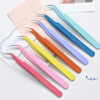 Nhíp gắp gắn mi Nhíp gắp sticker nhiều màu không gỉ