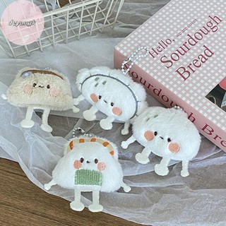 Deyangk Dễ Thương Sushi Bánh Bao Thực Phẩm Búp Bê Móc Khóa Bé Gái Hoạt Hình Nhồi Bông Mềm Sang Trọng Móc Khóa Túi Nữ Phụ Kiện VN