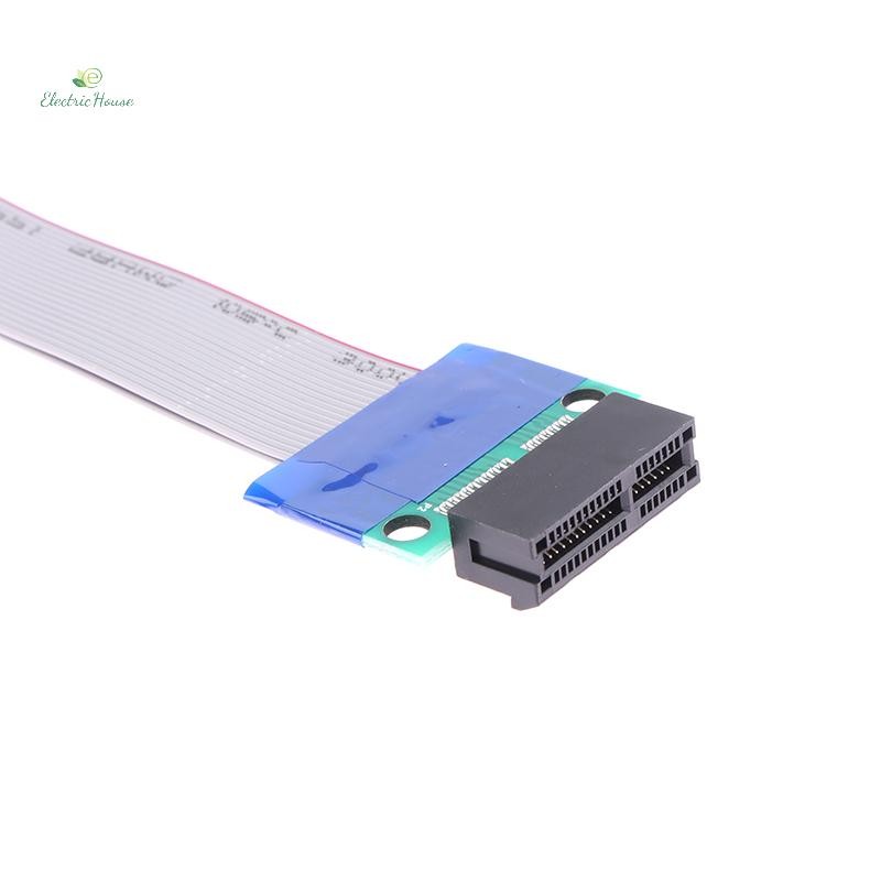[Nhà Điện] PCI Expres X1 PCI E Riser Card Extender Extension Ribbon Linh Hoạt Relocate Ribbon PCIE Cáp Nối Dài Bộ Chuyển Đổi mới