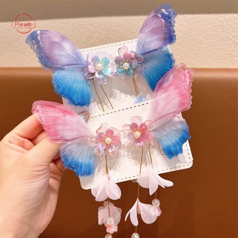 Cuộc Diễu Hành 2 Chiếc Phong Cách Trung Hoa Truyền Thống Đa Tóc Kẹp Tóc Trẻ Em Vintage Bộ Trẻ Em Phụ Kiện Tóc VN