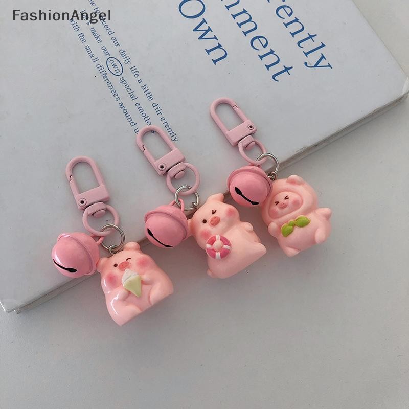 FashionAngel Hoạt Hình Dễ Thương Chú Heo Nhỏ Mặt Dây Chuyền Móc Khóa Túi Thời Trang Đồ Trang Trí Mới Lạ Sáng Tạo Ba Lô Trang Trí Phụ Kiện Quà Tặng VN