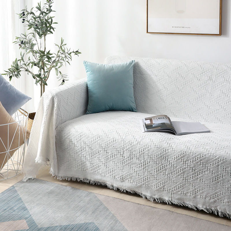 Bọc Ghế Sofa Thiết Kế Đơn Giản Hiện Đại Ốp Màu Sắc Đơn Sắc Chống Trượt Và Chống Bụi