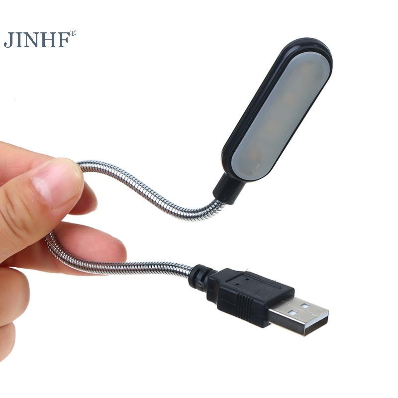 Máy tính xách tay linh hoạt JINHF Đèn LED USB Bàn đọc Đèn bàn cho PC HOT