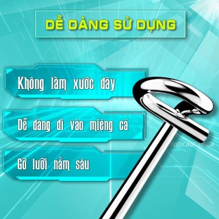 ✅Gỡ lưỡi câu cá, gỡ nhanh chóng, dễ dàng lấy lưỡi câu ra khỏi miệng cá. cây gỡ lưỡi câu cá kim loại