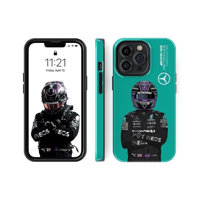 Hàng hóa kỷ niệm 44 năm Hamilton QYJS, Ốp điện thoại Hamilton tương thích với iPhone 16 15 14 13 ProMax 12 PRO 11 XSMAX XR XS X 14 15 16 PLUS, 2 trong 1, Ốp cứng ROTS