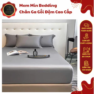 Bộ Ga Gối Chất Liệu Tencel Lenzing 60s Với Mặt Vải Đanh Mịn, Ít Nhăn - MemMinbedding Luxury