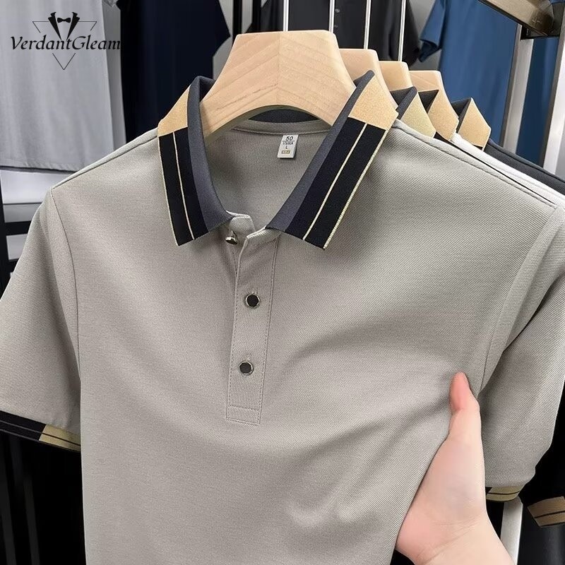 VG Áo Polo Nam , Áo Thun Ve Áo Công Sở Thường Ngày, Tay Ngắn Cao Cấp Thoải Mái Và Thoáng Khí