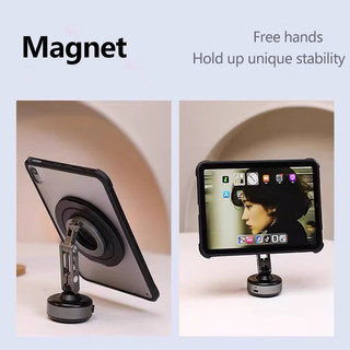 Ốp lưng Acrylic xoay cho Xiaomi Pad 7 7 Pro 11.2 inch 2024 5 6 Pro 11 6S Pro 12.4 Poco Pad12.1 RedmiPad SE 8.7 11 Pro 5G 12.1 PC mờ TPU Giá đỡ từ tính Vỏ bảo vệ toàn diện