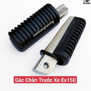 Gác chân trước xe máy exciter 150 Ex135 1 bộ đủ lò xo chốt gắn như zin phụ kiện xe máy caoduongracing