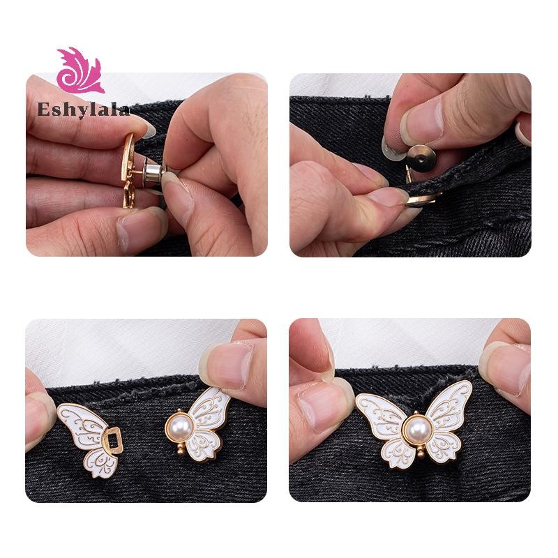 1 Cặp Thắt Lưng Cho Nữ Váy Quần Jean Có Thể Điều Chỉnh Thắt Lưng Nút Thắt Lưng Chân Kim Loại Phụ Kiện Quần Áo [MỚI]