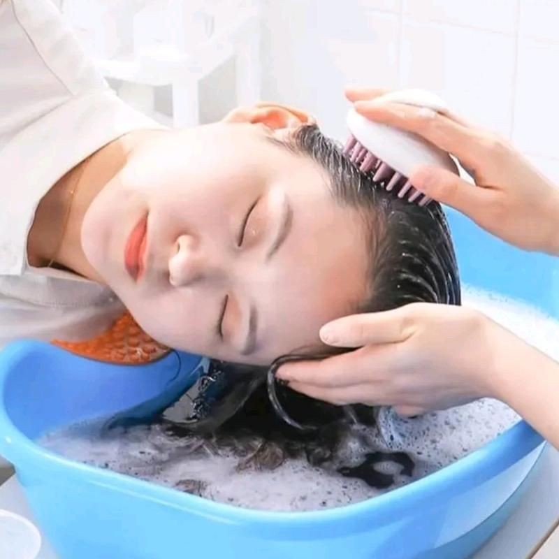 Chậu Gội Đầu Tại Nhà, Chậu Gội Đầu Cho Người Già ,Người Bệnh,Trẻ Nhỏ Có Đệm Massage Thỏa mãi Chất Liệu Cứng Cáp