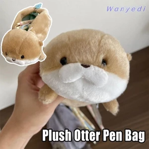 Túi Đựng Bút WANYEDI, Bút Chì Otter Dung Tích Lớn, Di Động Sang Trọng Văn Phòng Phẩm Tổ Chức Trường Học Văn Phòng