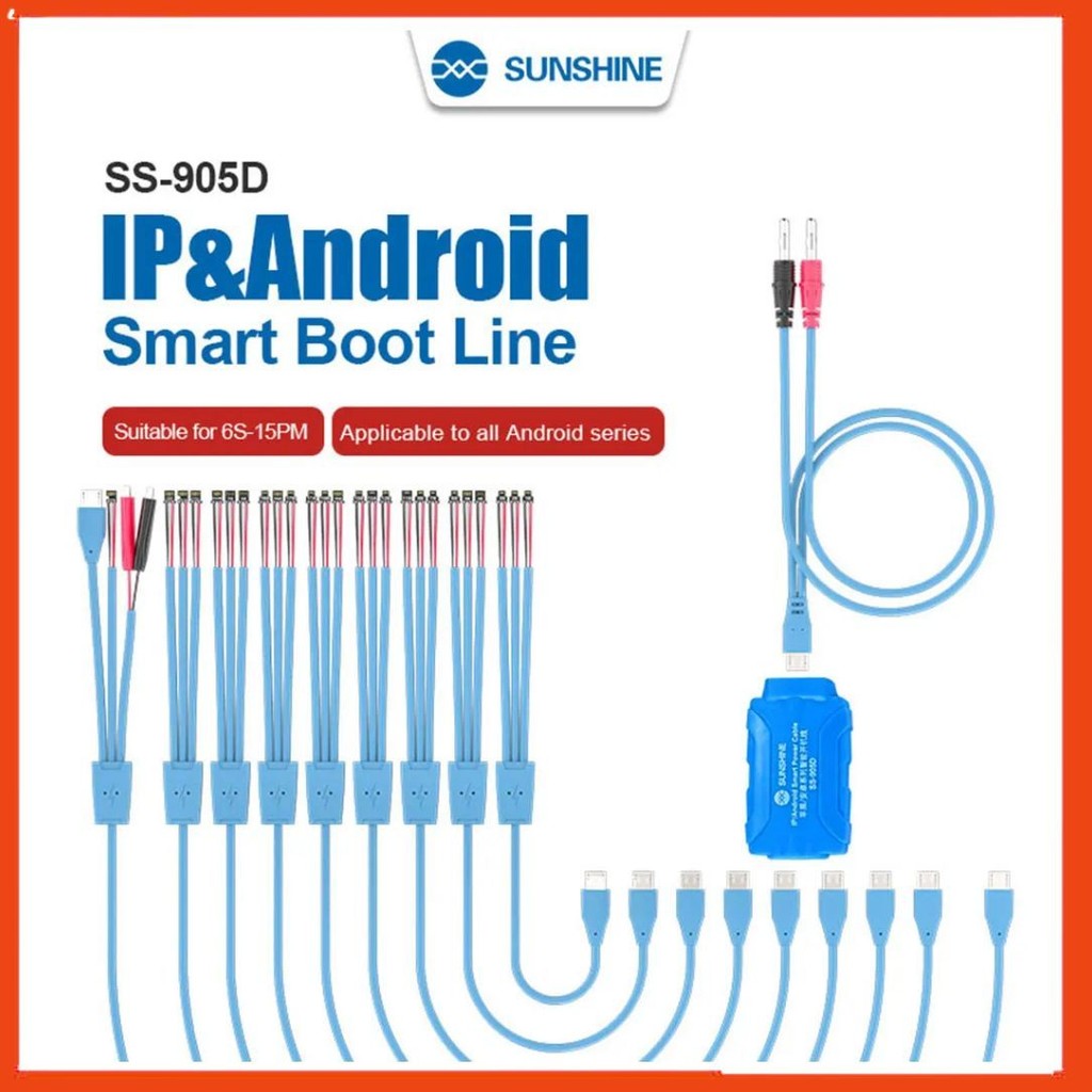 Dây cấp nguồn điện thoại SUNSHINE SS-905D cho 5S-15PM và Android