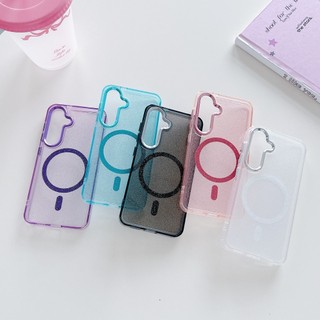 Thích hợp cho Ốp điện thoại Samsung Galaxy A05 A05S A55 A35 A25 A15 S23 S24 ULTRA PLUS FE 4G / 5G, có thiết kế vỏ điện thoại từ tính mạnh trong suốt chống sốc