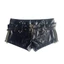 Quần Short trang điểm IAPPORTUNIA, Thắt lưng da Pu Giày bốt siêu ngắn eo thấp, Thời trang Spice Girl Y2k Vintage Quần ngắn gợi cảm dành cho nữ