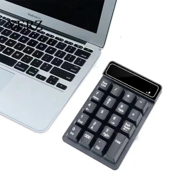 Bàn phím số không dây YERZ 2.4G, Bàn phím có dây 19 phím Bàn phím nhỏ Bluetooth, Bàn phím số Cảm giác cơ học Chống nước Bàn phím số USB Mini di động Bàn phím số Laptop