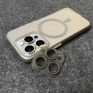 Ốp từ tính Acrylic mờ siêu mỏng cho iPhone 16 Pro Max 11 12 13 14 15 Pro Max Sạc không dây Snap-on Ống kính có thể tháo rời | Chống sốc & chống vân tay