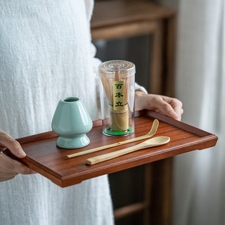 Bộ Dụng Cụ Pha Trà Matcha Cao Cấp 7 Món, Bao Gồm Chasen, Bát Matcha và Đế Gốm An Toàn