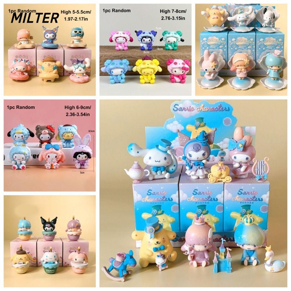 Hộp MILTER Sanrio, My Melody Nhân vật bí ẩn Búp bê, PVC Kuromi ...