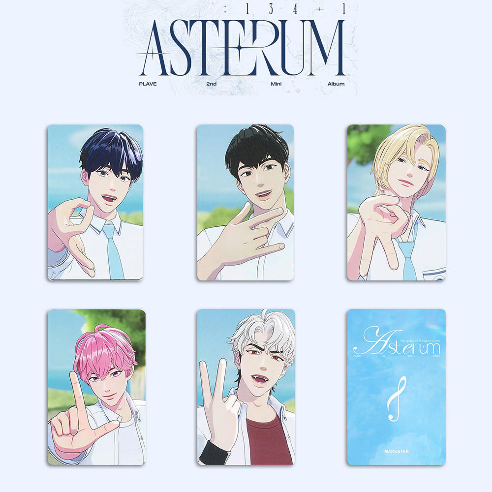 1-5 Cái / bộ PLAVE LIGHT STICK Photocards Asterum 134-1 VOL HMV