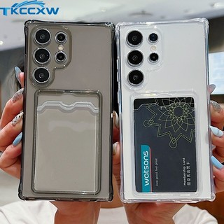 Redmi Note 13R 12R 12S Redmi Note 13 12 11 Pro Redminote 8t 7 8 Pro Vỏ mềm Vỏ lưu trữ ảnh Khe cắm thẻ Túi khí Vỏ điện thoại trong suốt chống sốc