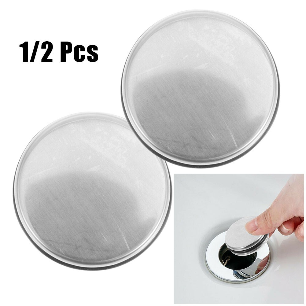 [Smellshi] Chậu tắm bồn rửa 35mm Chất thải dễ dàng nhấp vào Khóa cắm đẩy bằng thép không gỉ